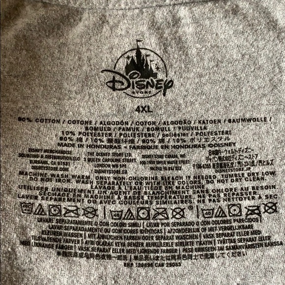 Disney Minnie Mouse S-Sleeve T Shirt 4XL Gray - Picture 5 of 7